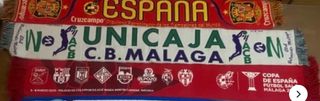 Bufanda fútbol españa baloncesto lote