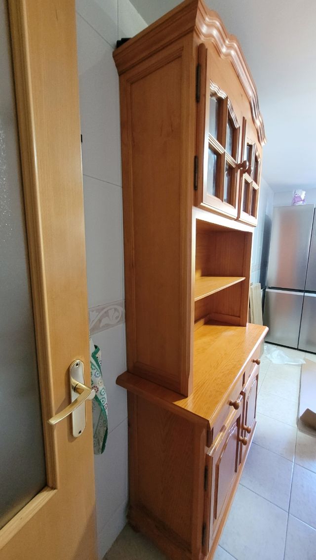 Alacena madera cocina vintage