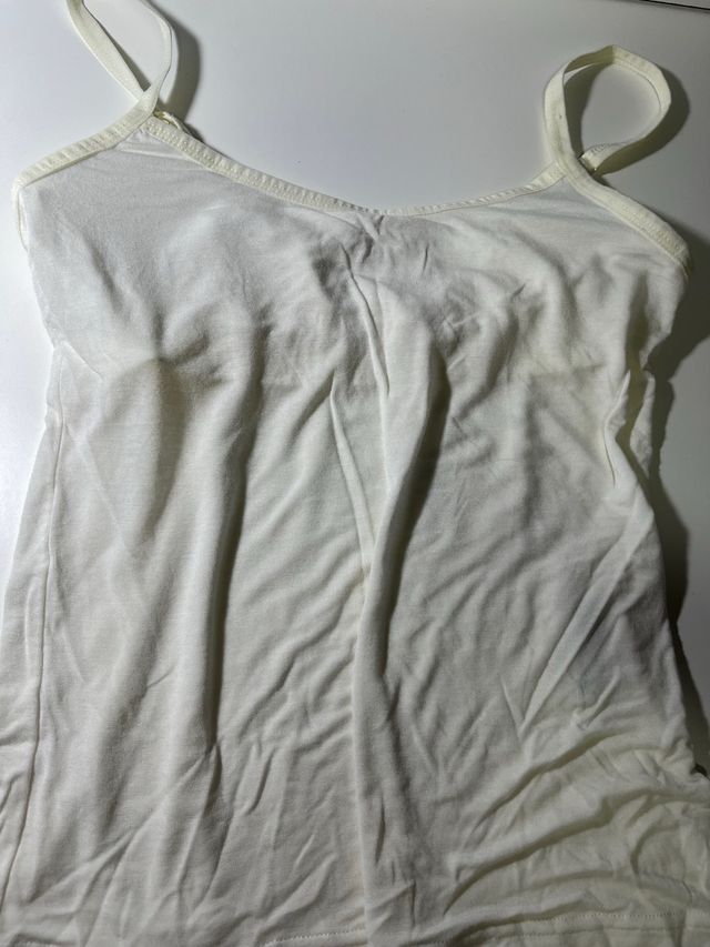 Top blanco tirantes - S