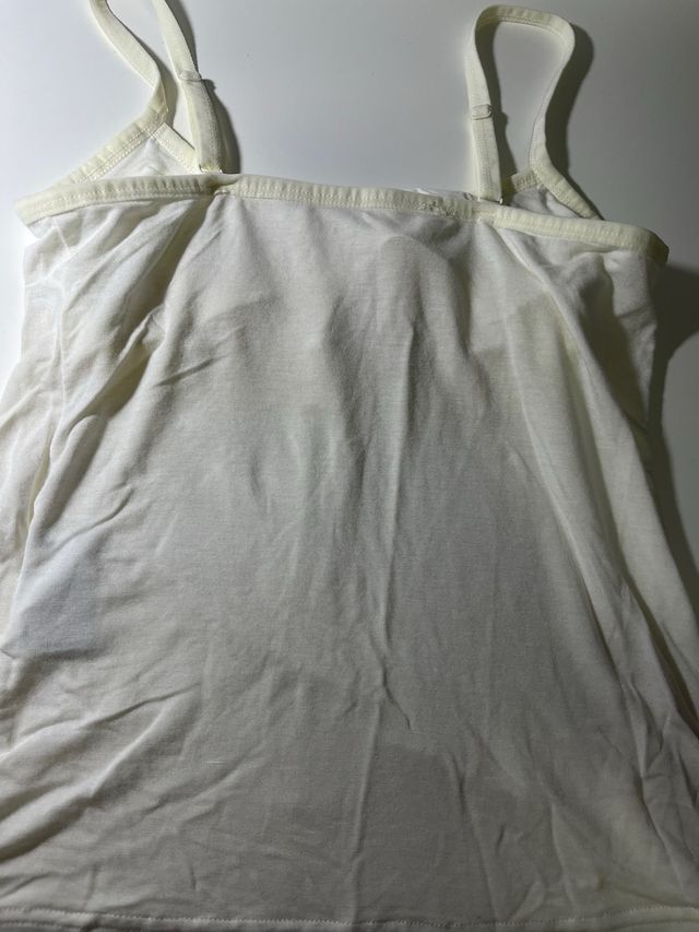 Top blanco tirantes - S