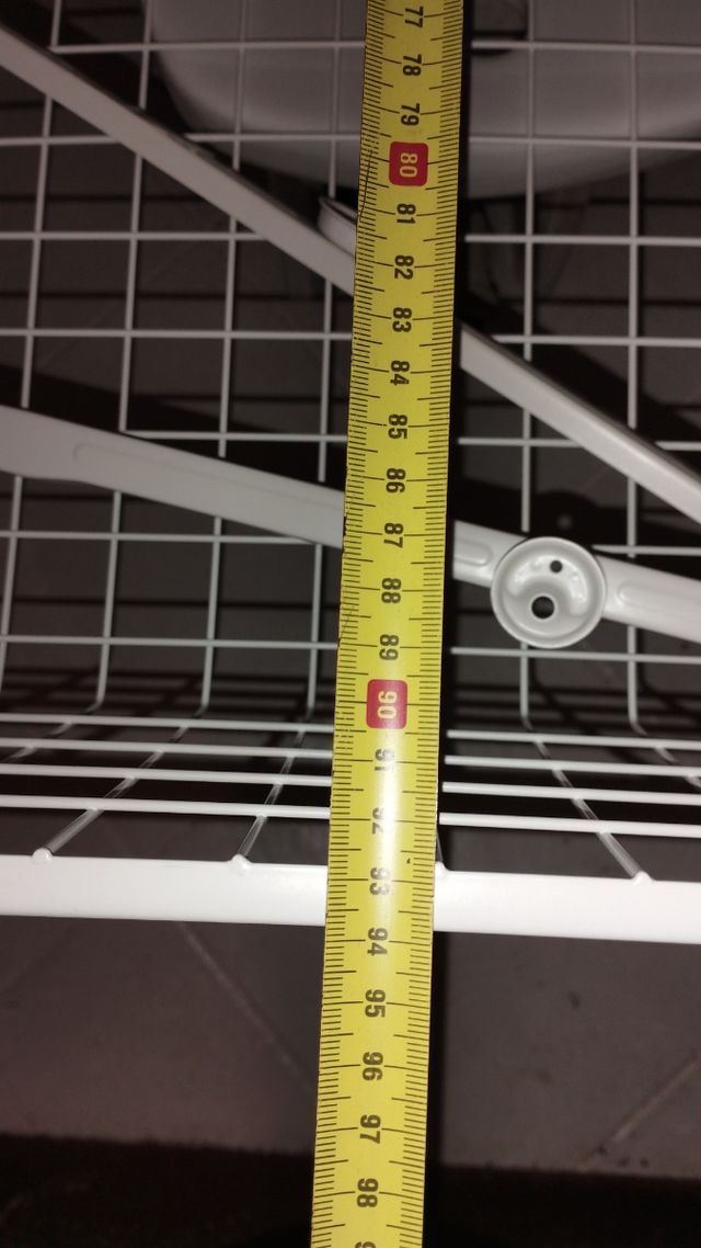 Cesta metálica Ikea blanca