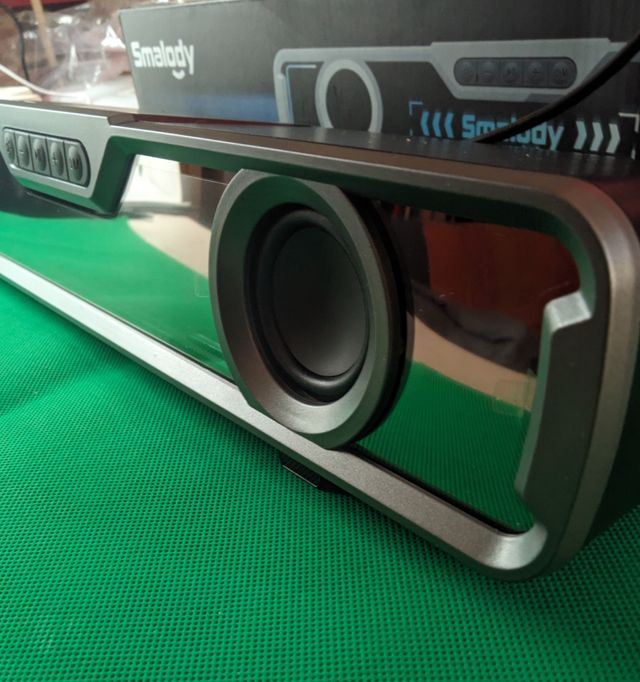 Soundbar USB e Bluetooth per PC luci LED specchio