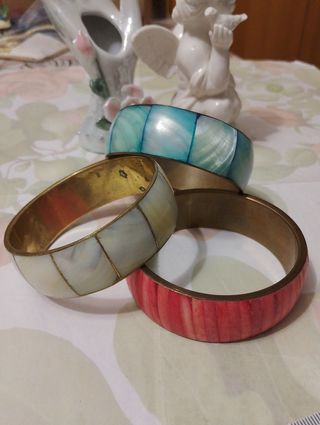 3 bracciali vintage | madreperla