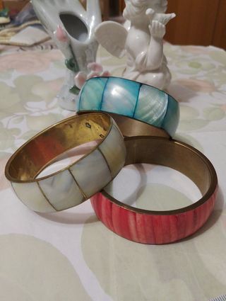 3 bracciali vintage | madreperla