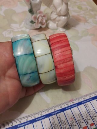 3 bracciali vintage | madreperla