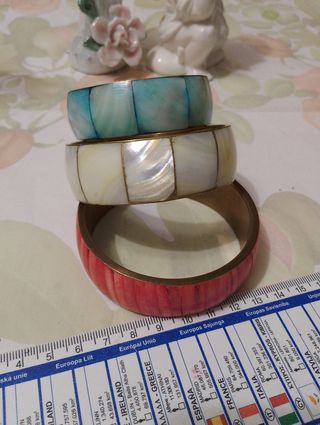 3 bracciali vintage | madreperla