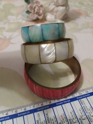 3 bracciali vintage | madreperla