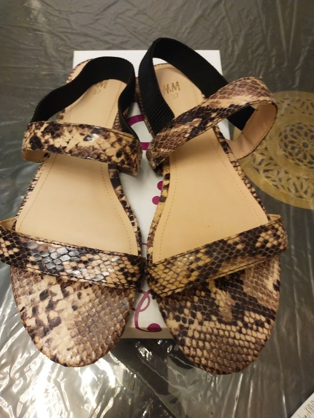Sandalias H&M Serpiente Talla 37
