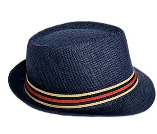Sombrero Paja Azul Trilby M/L