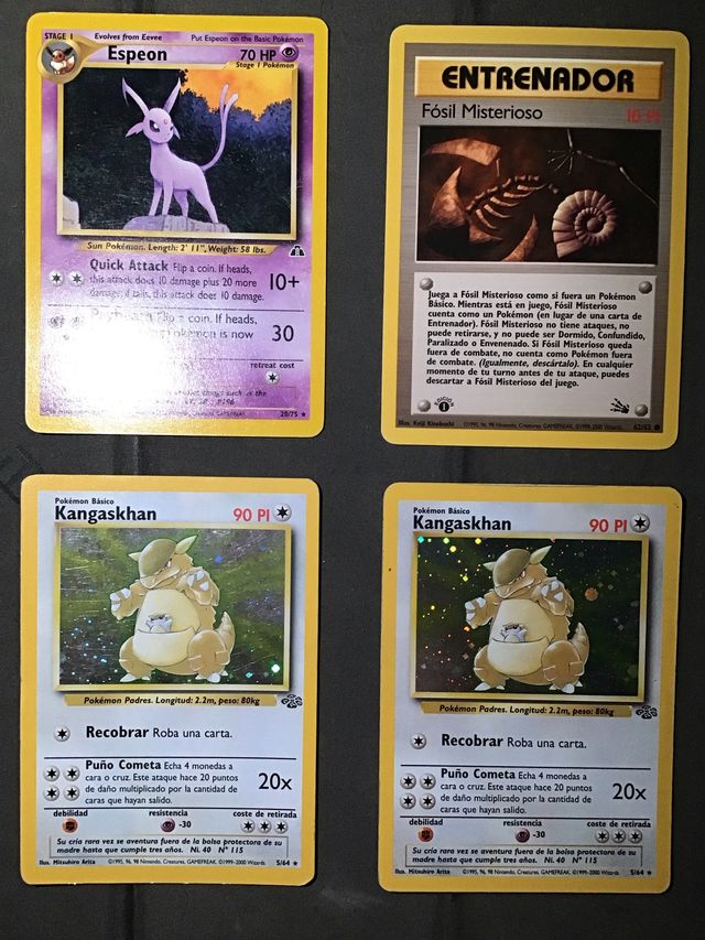 Pack Cartas Pokemon TCG Español Espeon Entrenador