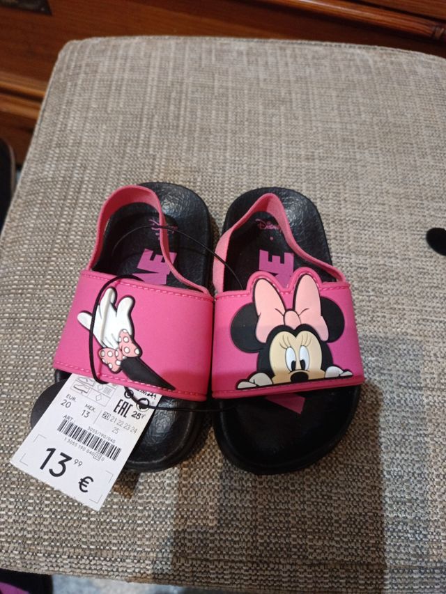 Chanclas Minnie Mouse niña talla 20