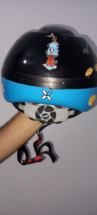 Casco bici niño, diseño pirata