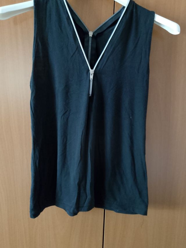 Bellissima camicia della marca Equipe!! E TOP NERO