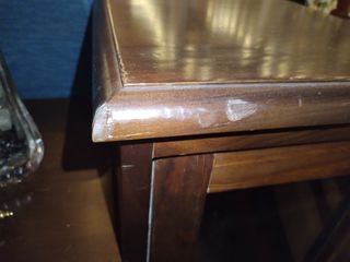 Mueble madera vintage con vitrina