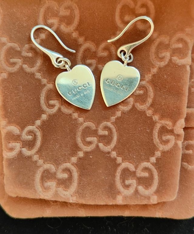 Orecchini Gucci cuore argento