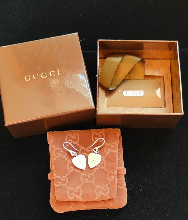 Orecchini Gucci cuore argento