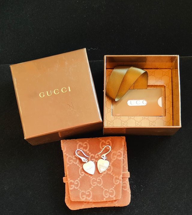Orecchini Gucci cuore argento