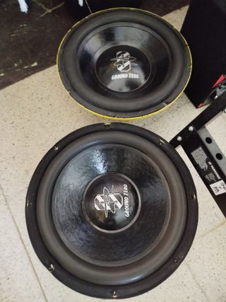 2 Subwoofers Ground Zero 15" 1500 RMS