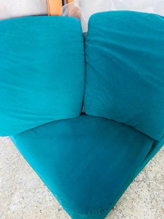 Sillón de terciopelo verde! 