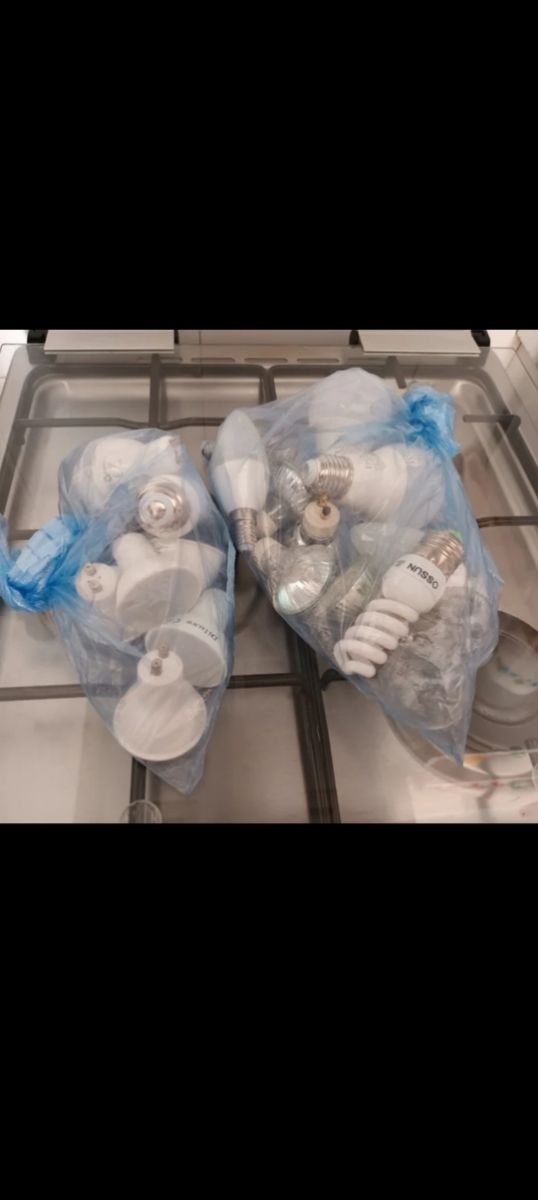 Bombillas usadas - Variadas