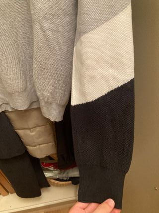 Jersey de punto Lacoste gris