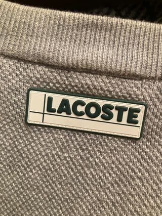 Jersey de punto Lacoste gris