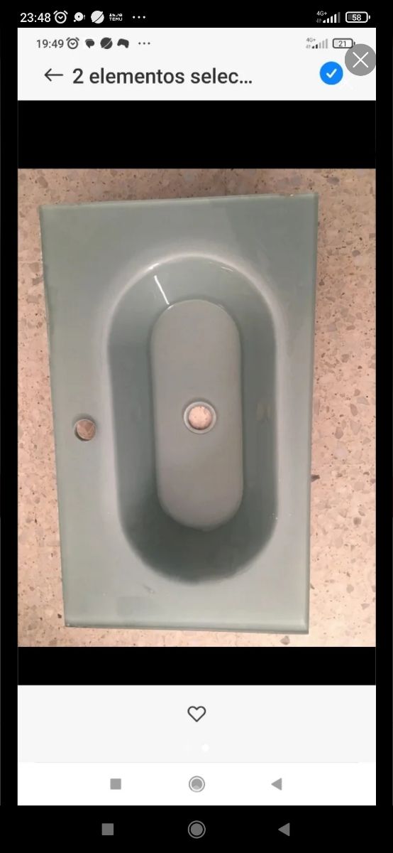 Set comodino beige a 2 cassetti