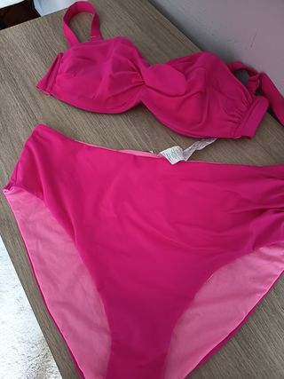 Bikini Calzedonia rosa, azul y turquesa 