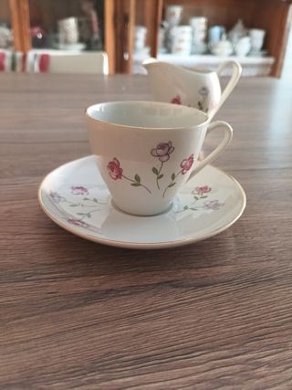 Caffè vintage: tazzina & lattiera