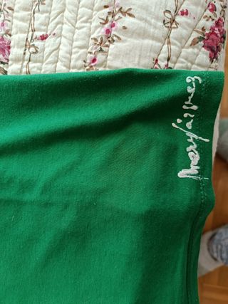 Camiseta pintada a mano - Verde
