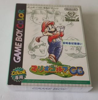 Mario Golf para Gameboy versión japonesa