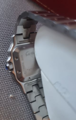 Reloj Cartier Santos - oro y plata