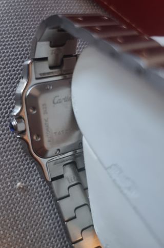 Reloj Cartier Santos - oro y plata