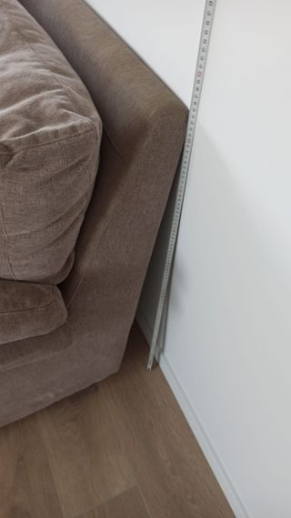 Sofá 3 plazas beige reclinable