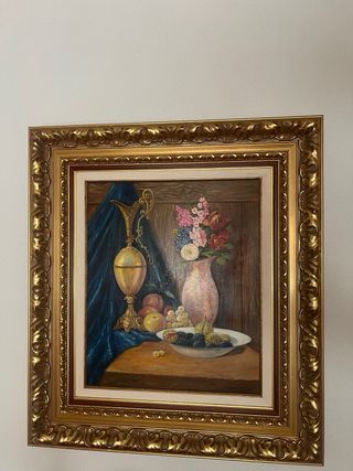 Pintura al óleo: Bodegón