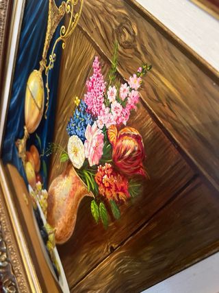 Pintura al óleo: Bodegón