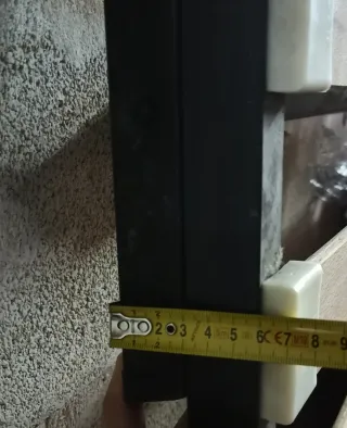 Somier 90x190 - Negro, Metálico