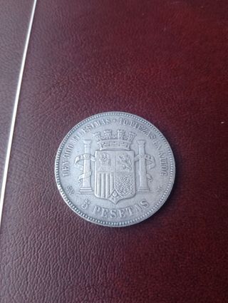 5 Ptas España 1869 (Réplica).