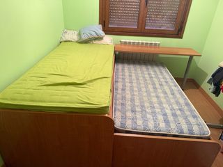 Cama nido infantil cama supletoria y cajones mader