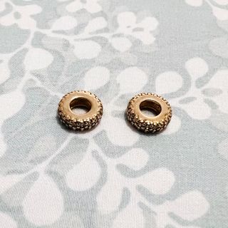 2 separadores plata oro rosa Pandora para pulsera