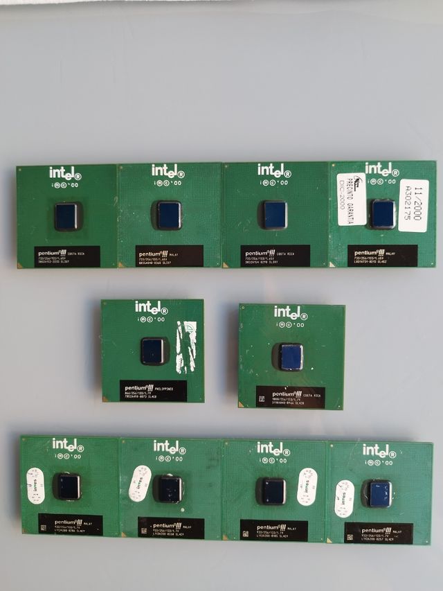 10x Microprocesadores Intel Pentium III