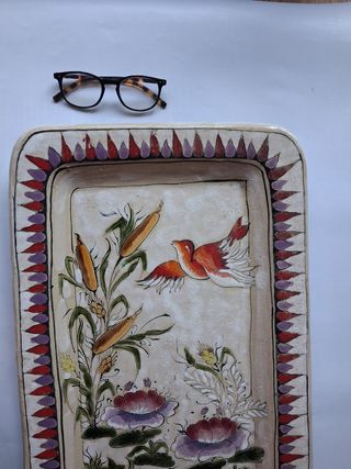 Piastra Ceramica Schiavon Dipinta a Mano