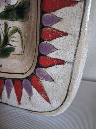 Piastra Ceramica Schiavon Dipinta a Mano