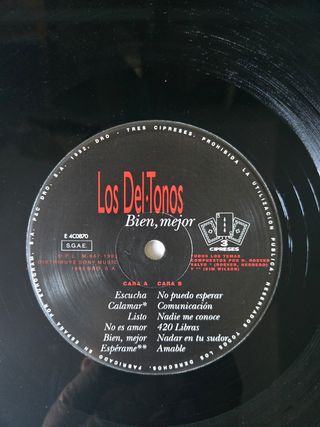 Vinilo Los Deltonos - Bien, Mejor