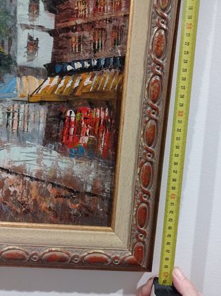 Cuadro París - Óleo s/lienzo