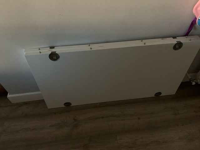 Mesa extensible blanca - madera