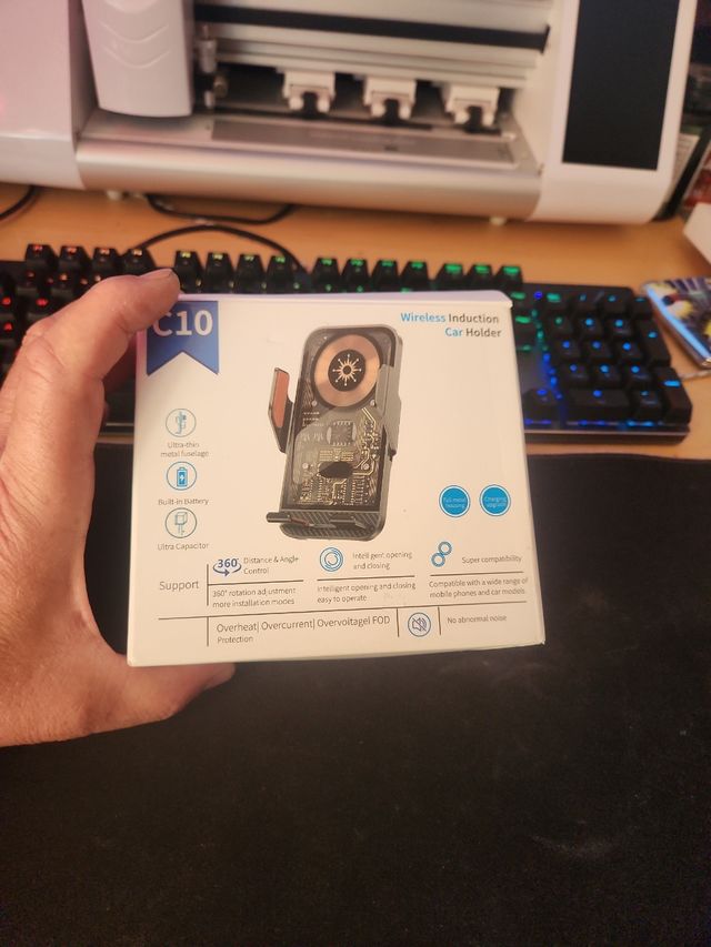 Cargador inalámbrico C10 coche