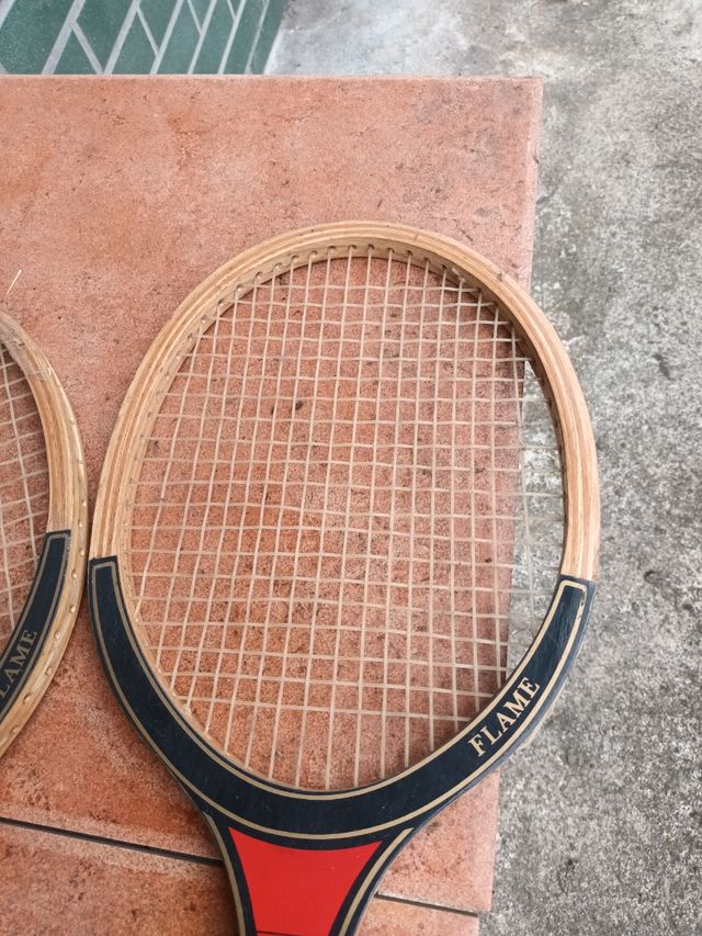 Juego de 2 Raquetas Dunlop Flame funcionando