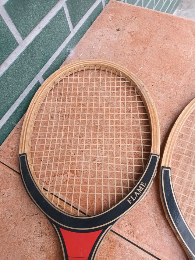 Juego de 2 Raquetas Dunlop Flame funcionando