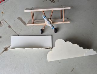 Estantería nube & avión infantil